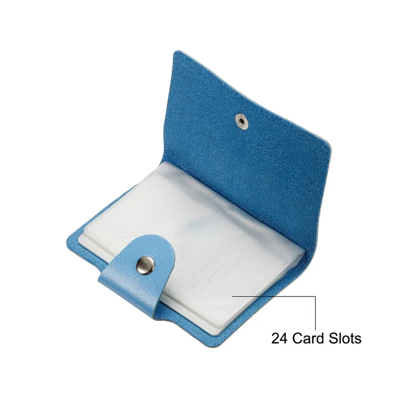 Credit Card Holder, Wallet Leather Purse Business Cards Storage Organizer Protector with Card Slot