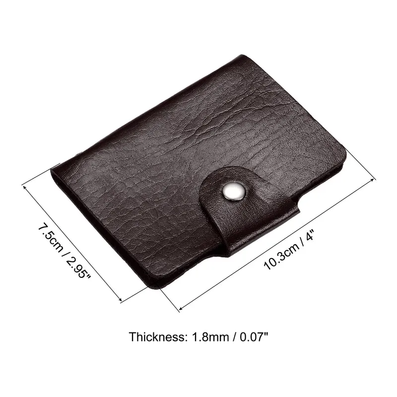 Credit Card Holder, Wallet Leather Purse Business Cards Storage Organizer Protector with Card Slot