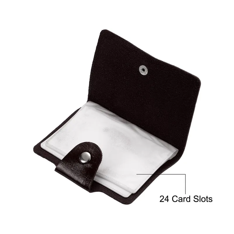 Credit Card Holder, Wallet Leather Purse Business Cards Storage Organizer Protector with Card Slot