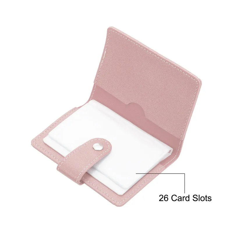 Credit Card Holder, Slim Wallet Leather Purse Business Cards Storage Organizer Protector with Slot