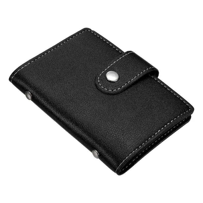 Credit Card Holder, Slim Wallet Leather Purse Business Cards Storage Organizer Protector with Slot