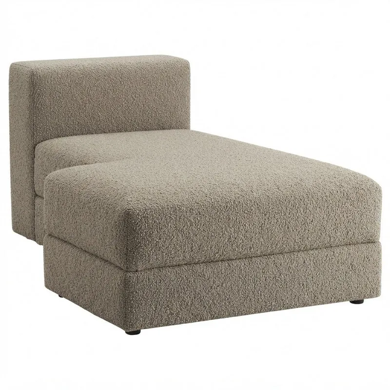 Jättebo Chaise Longue Links Hoes - Royal Bouclé - Taupe #5