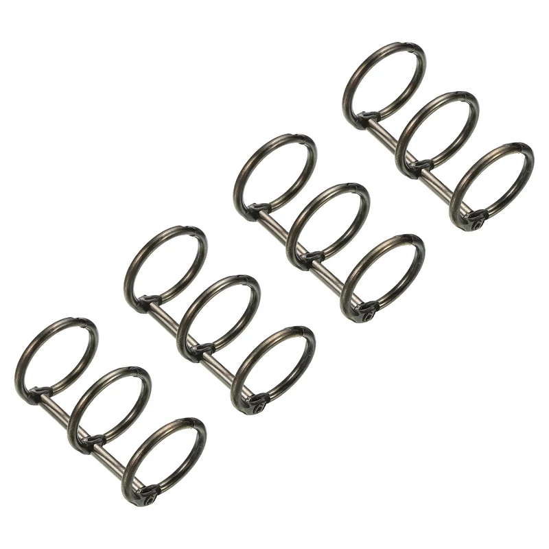 Binder Rings, Detachable Metal Book Rings Office Loose Leaf Ring Circle for Desk Calendar Photo Album