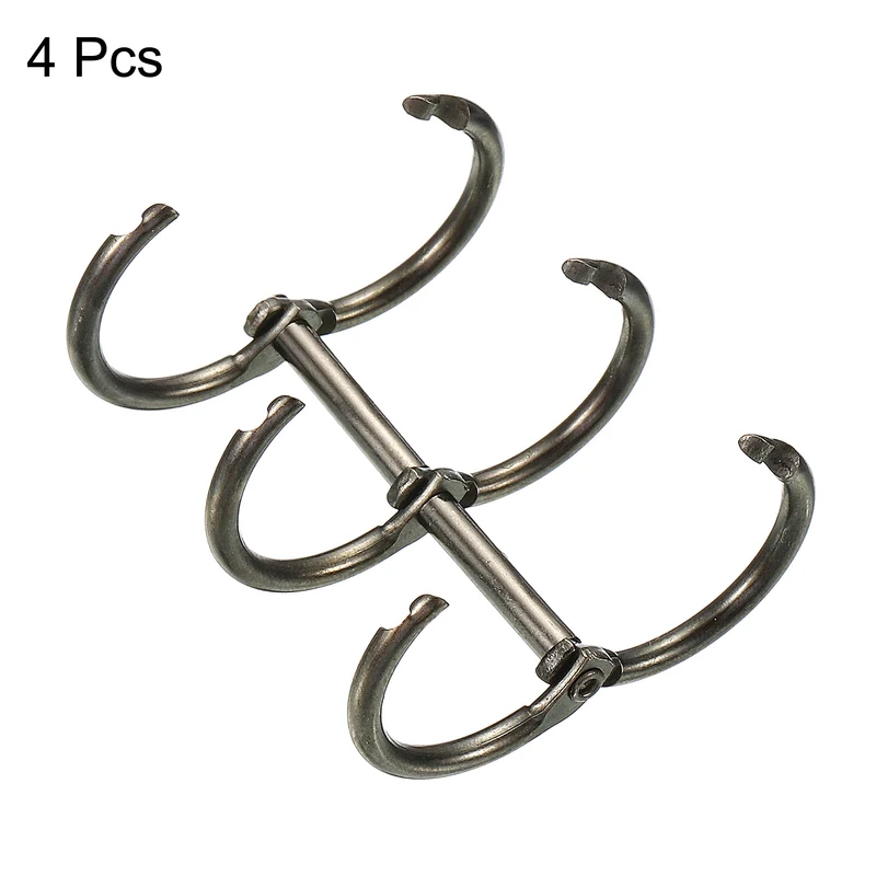 Binder Rings, Detachable Metal Book Rings Office Loose Leaf Ring Circle for Desk Calendar Photo Album