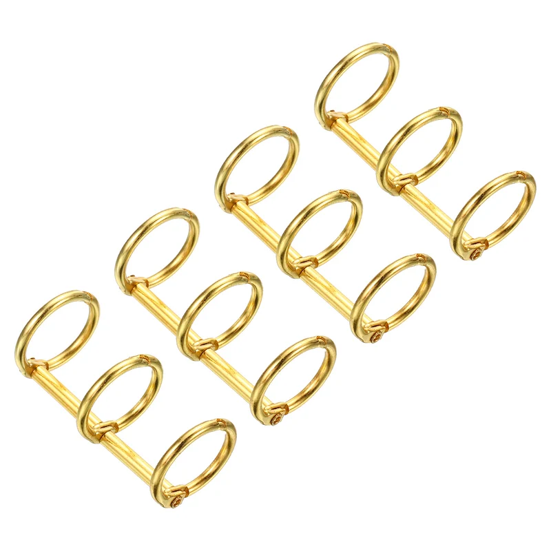 Binder Rings, Detachable Metal Book Rings Office Loose Leaf Ring Circle for Desk Calendar Photo Album