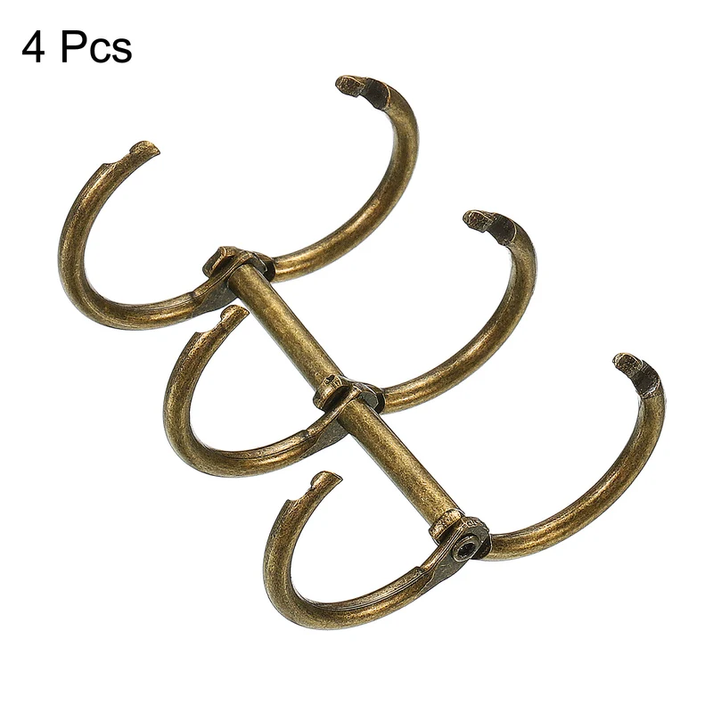 Binder Rings, Detachable Metal Book Rings Office Loose Leaf Ring Circle for Desk Calendar Photo Album