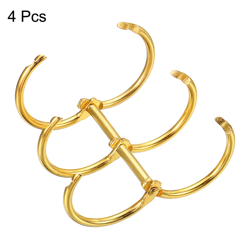 Binder Rings, Detachable Metal Book Rings Office Loose Leaf Ring Circle for Desk Calendar Photo Album