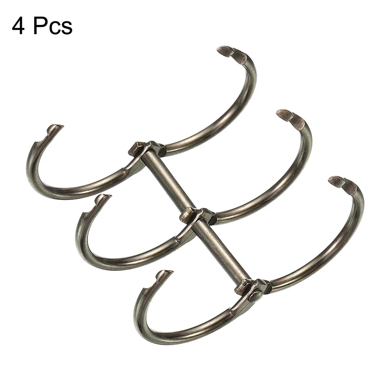 Binder Rings, Detachable Metal Book Rings Office Loose Leaf Ring Circle for Desk Calendar Photo Album