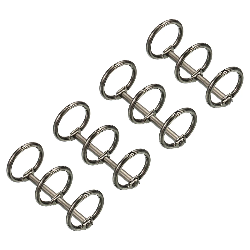 Binder Rings, Detachable Metal Book Rings Office Loose Leaf Ring Circle for Desk Calendar Photo Album
