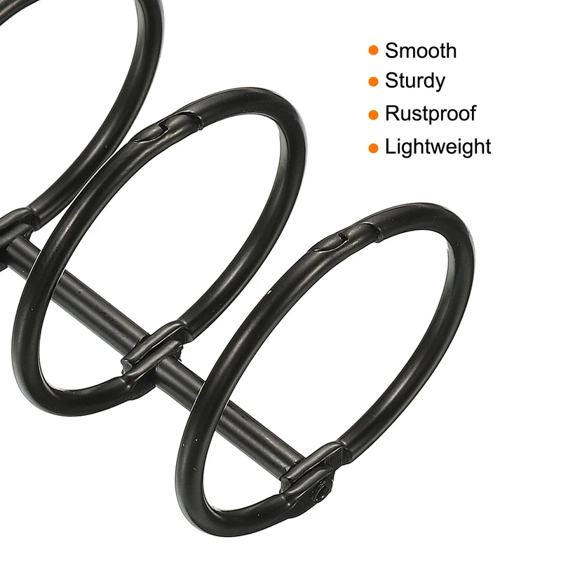 Binder Rings, Detachable Metal Book Rings Office Loose Leaf Ring Circle for Desk Calendar Photo Album