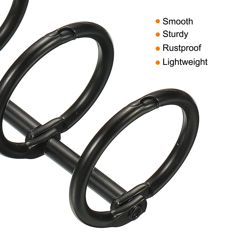 Binder Rings, Detachable Metal Book Rings Office Loose Leaf Ring Circle for Desk Calendar Photo Album