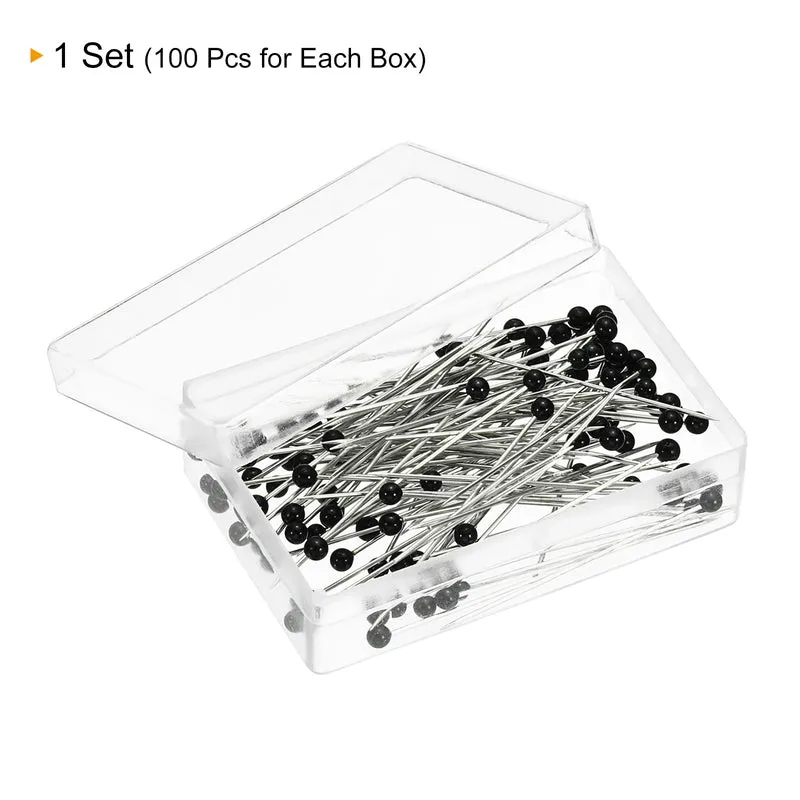 Sewing Pins, Ball Glass Head Straight Quilting Pin for Dressmaker Decorations
