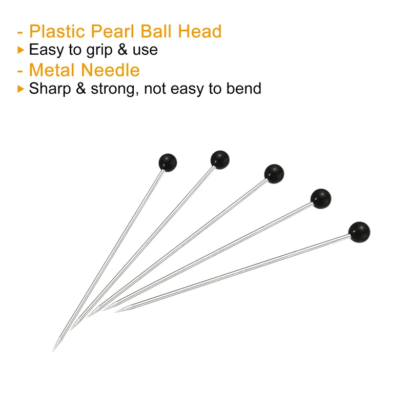 Sewing Pins, Ball Glass Head Straight Quilting Pin for Dressmaker Decorations
