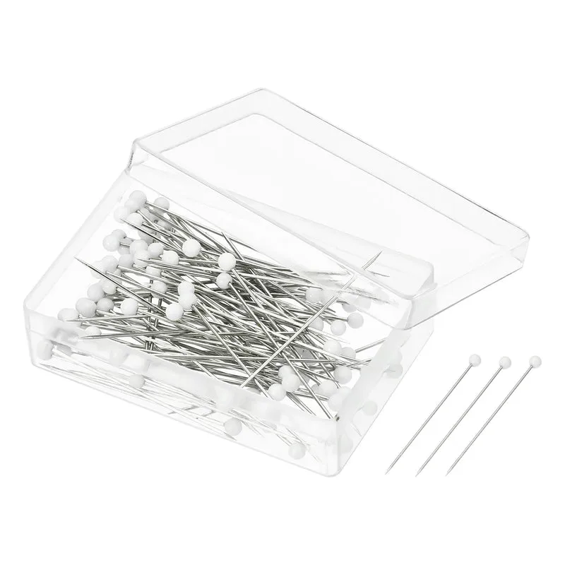 Sewing Pins, Ball Glass Head Straight Quilting Pin for Dressmaker Decorations