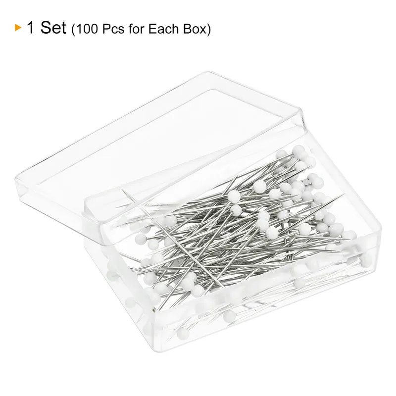 Sewing Pins, Ball Glass Head Straight Quilting Pin for Dressmaker Decorations
