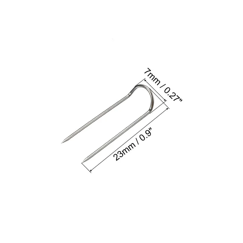 U-Pins, Steel Dressmaker Ornament Quilting Fork Pin for Craft Fabric Sewing