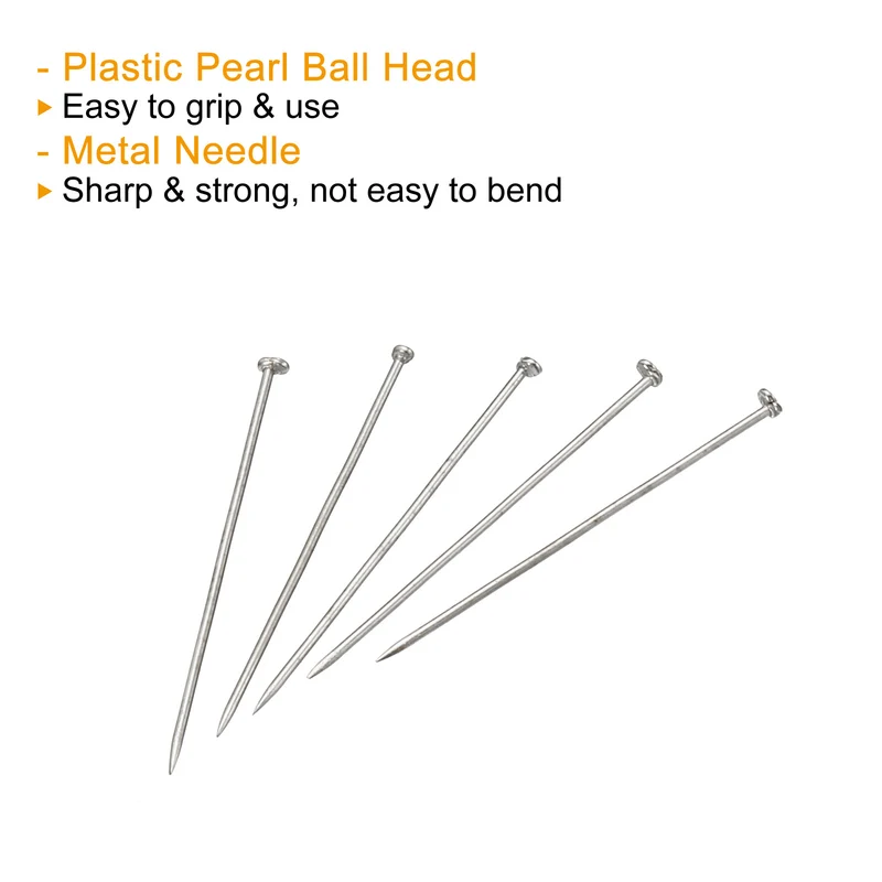 Straight Pins, Steel Dressmaker Quilting Pin for Crafts DIY Projects Sewing