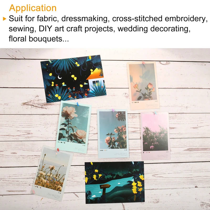 Sewing Pins, Flat Button Head Straight Quilting Pin for Dressmaker Decorations