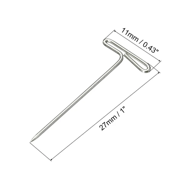 T-Pins, Stainless Steel Blocking Pin Needles for Modelling Crafts