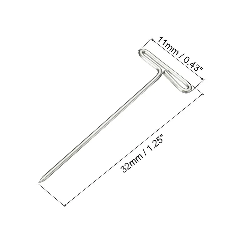 T-Pins, Stainless Steel Blocking Pin Needles for Modelling Crafts