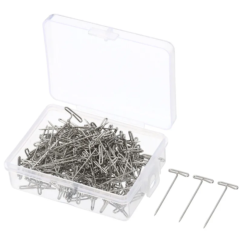 T-Pins, Stainless Steel Blocking Pin Needles for Modelling Crafts