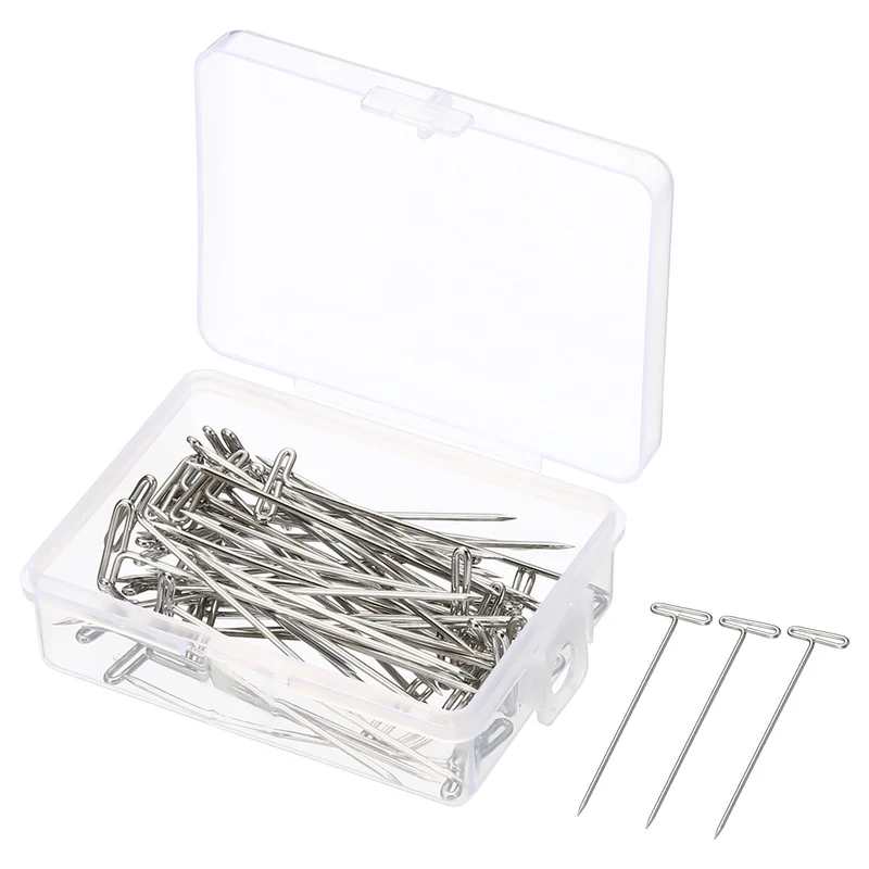 T-Pins, Stainless Steel Blocking Pin Needles for Modelling Crafts