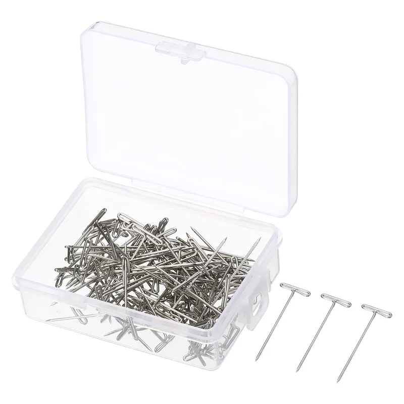 T-Pins, Stainless Steel Blocking Pin Needles for Modelling Crafts