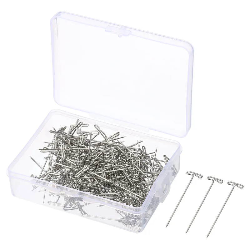 T-Pins, Stainless Steel Blocking Pin Needles for Modelling Crafts