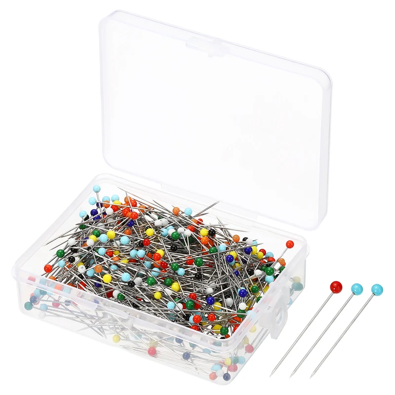 Sewing Pins Ball Glass Head Straight Quilting Pins for Dressmaker Decorations