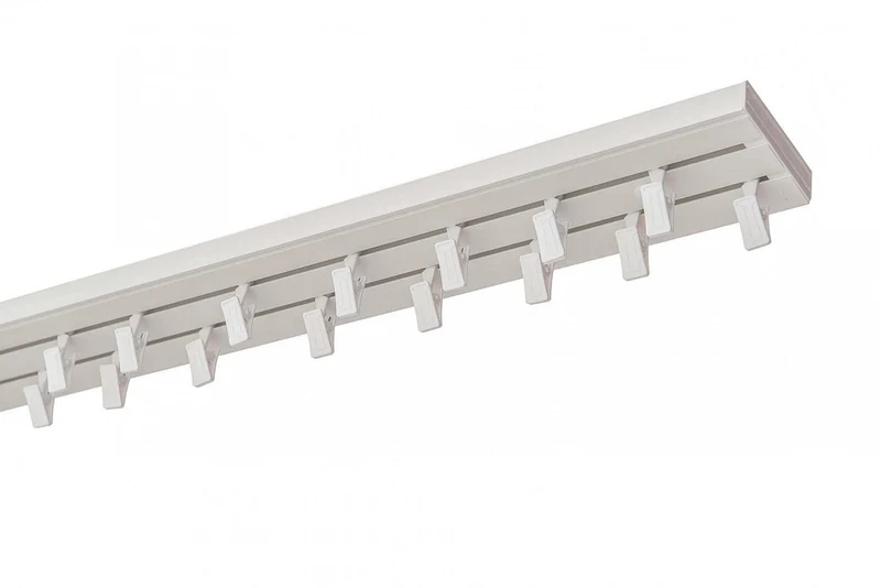 Zweigleisige PVC-Deckenschiene 150 cm