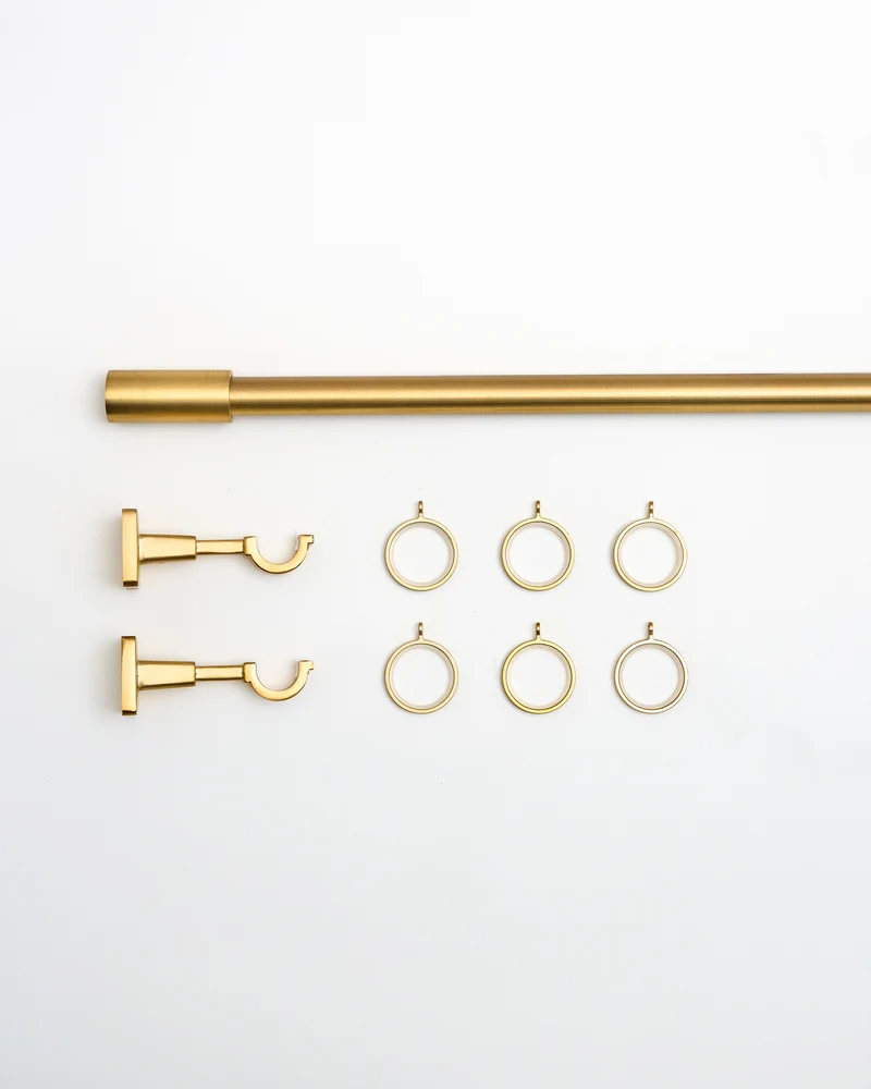 Silent Glide Roman Bronze Curtain Rod