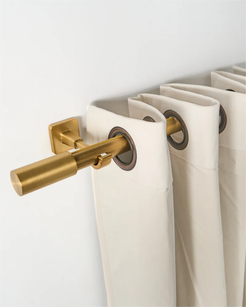 Silent Glide Roman Bronze Curtain Rod