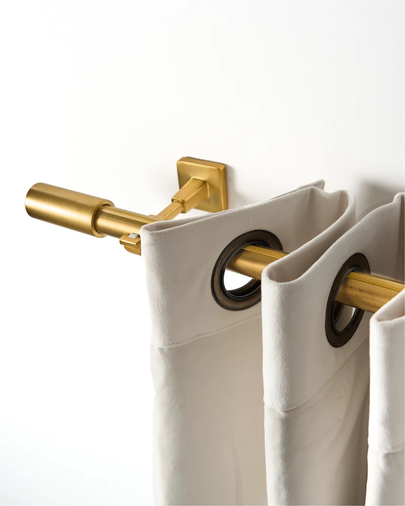 Silent Glide Roman Bronze Curtain Rod