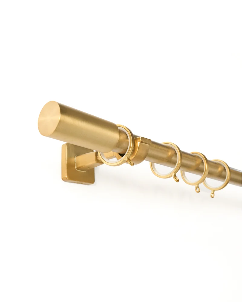 Silent Glide Roman Bronze Curtain Rod