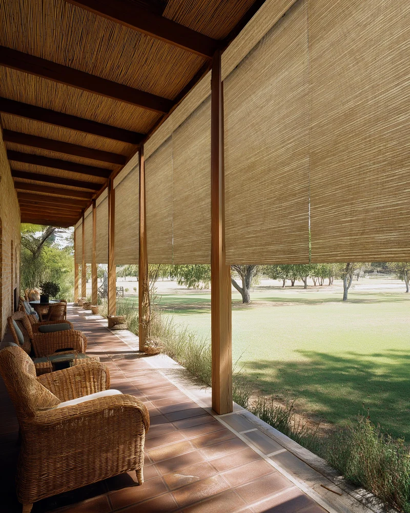 Mia Jute Outdoor Woven Shade - Straw