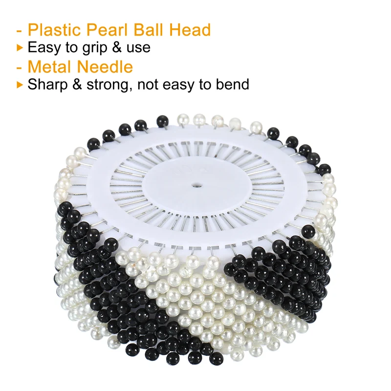 Sewing Straight Pins Round Pearl Head for DIY Hand Craft