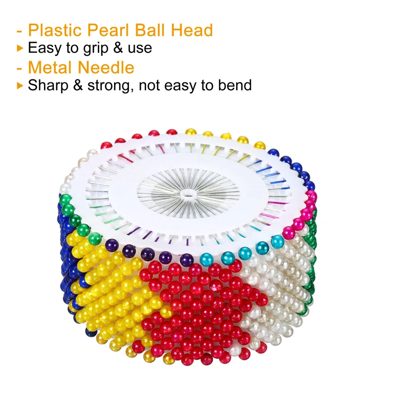 Sewing Straight Pins Round Pearl Head for DIY Hand Craft