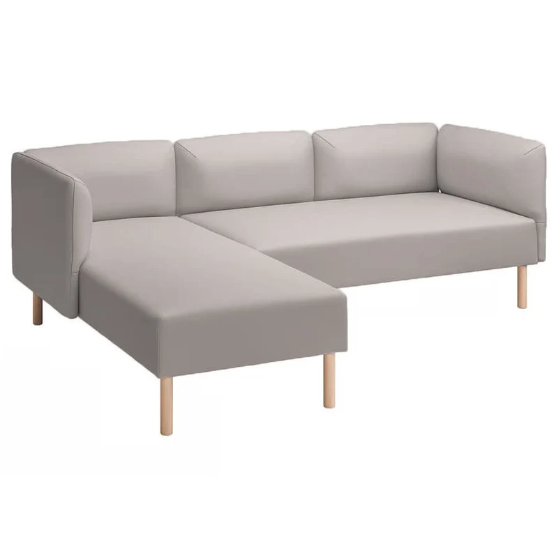 Lillehem 2-zits met chaise longue hoes