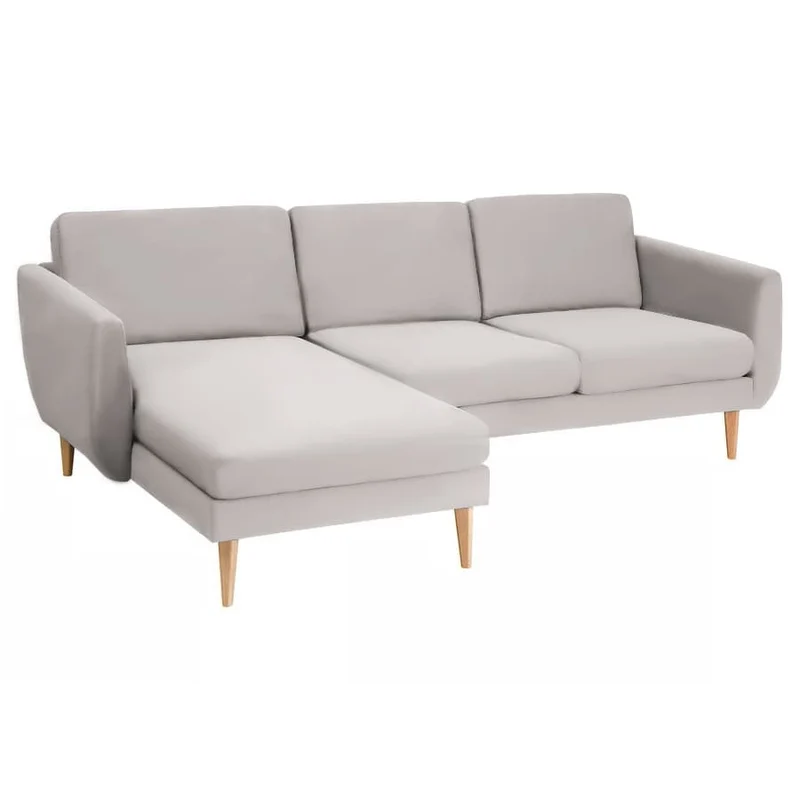 Smedstorp 3-zits met chaise longue hoes links