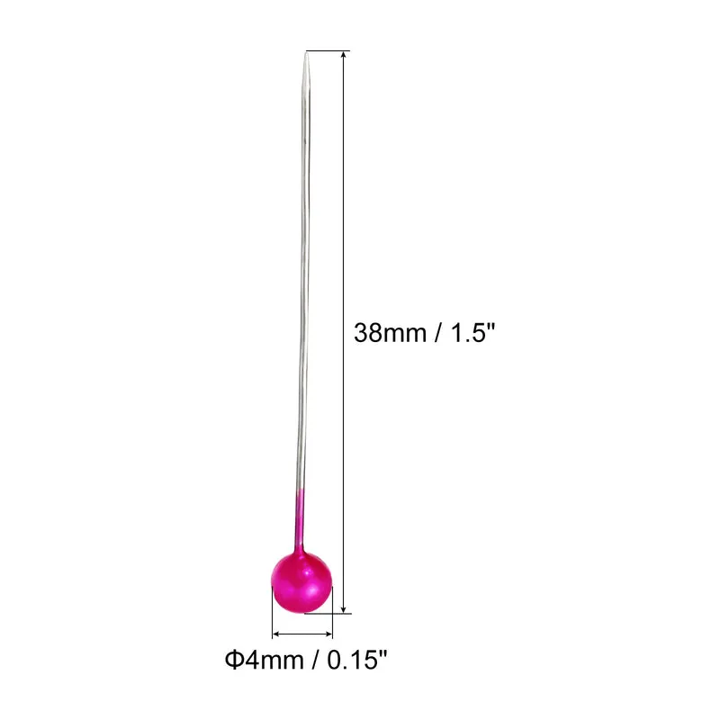 Pearlized Sewing Pins Set Stainless Steel Ball Head Needle Straight Quilting Pin for Dressmaker Decorations
