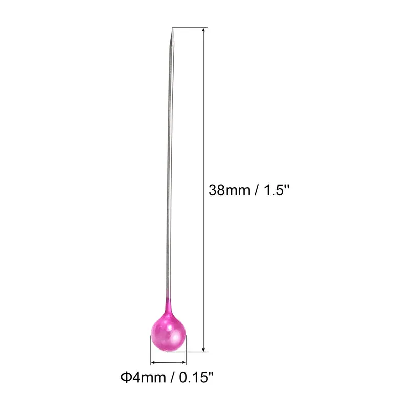 Pearlized Sewing Pins Set, Stainless Steel Ball Head Needle Straight Quilting Pin for Dressmaker Decorations