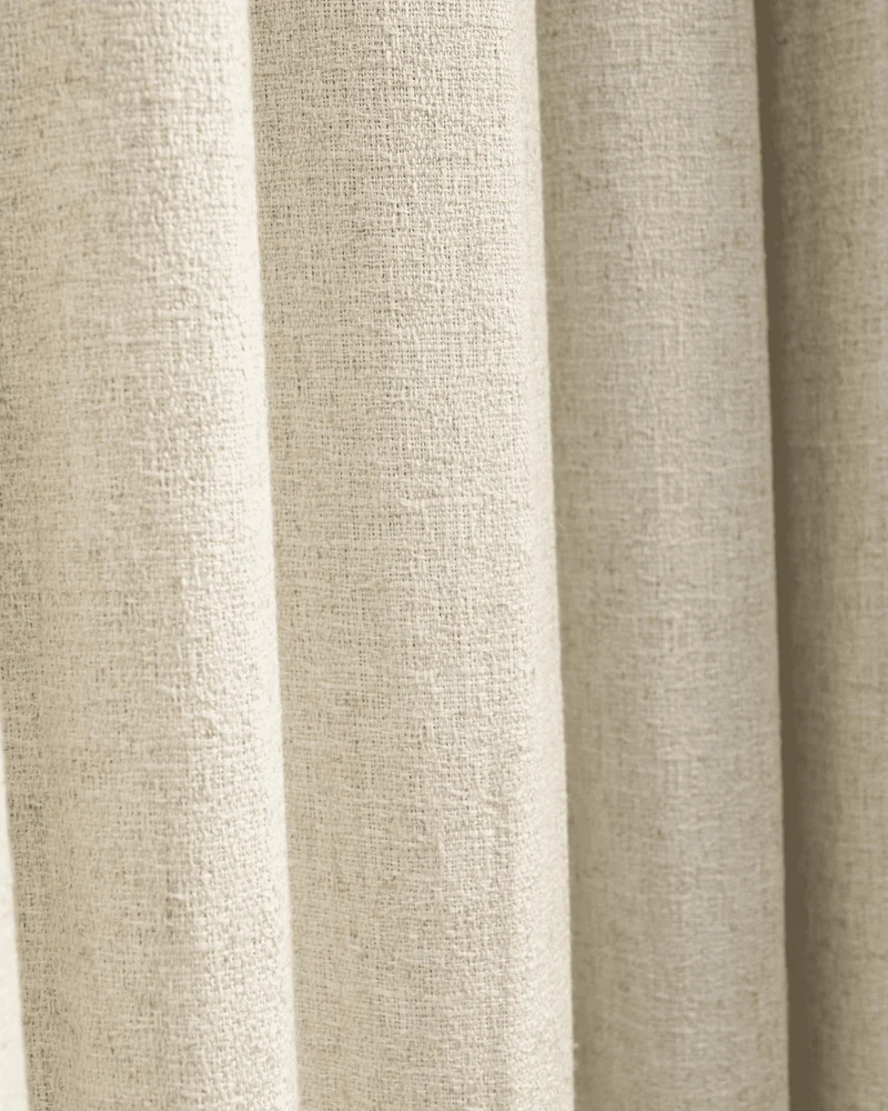 Fiona Linen Blend Custom Curtain