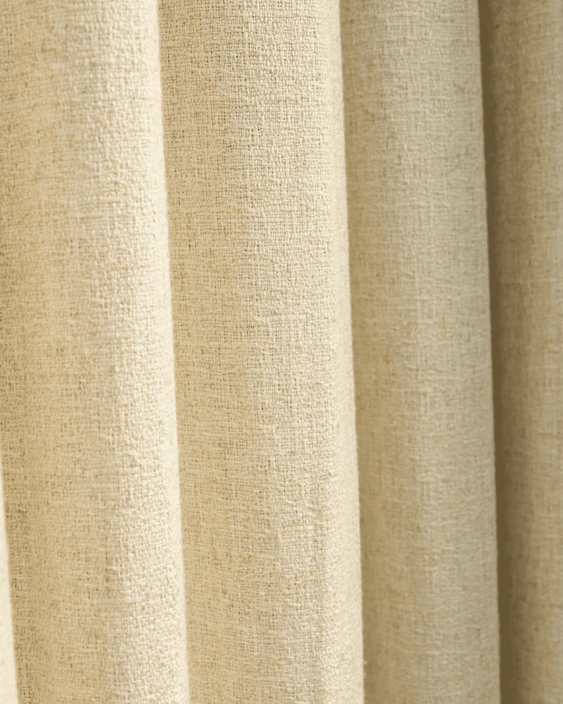 Fiona Linen Blend Custom Curtain