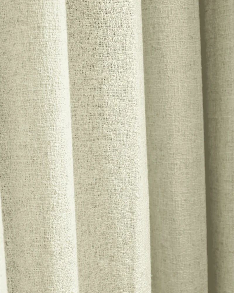 Fiona Linen Blend Custom Curtain