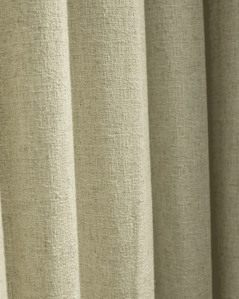 Fiona Linen Blend Custom Curtain