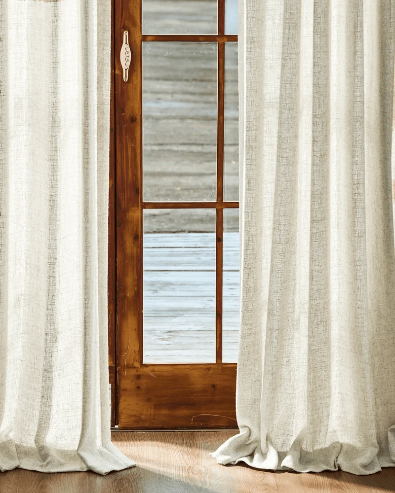 Fiona Linen Blend Custom Curtain