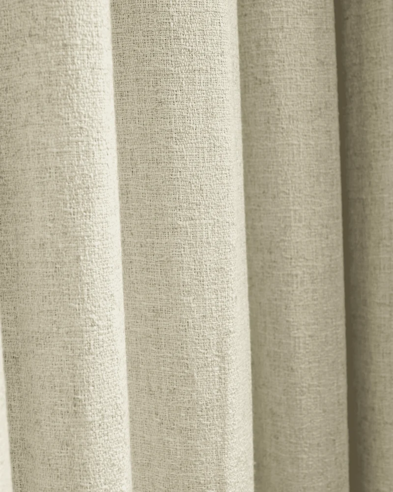 Fiona Linen Blend Custom Curtain