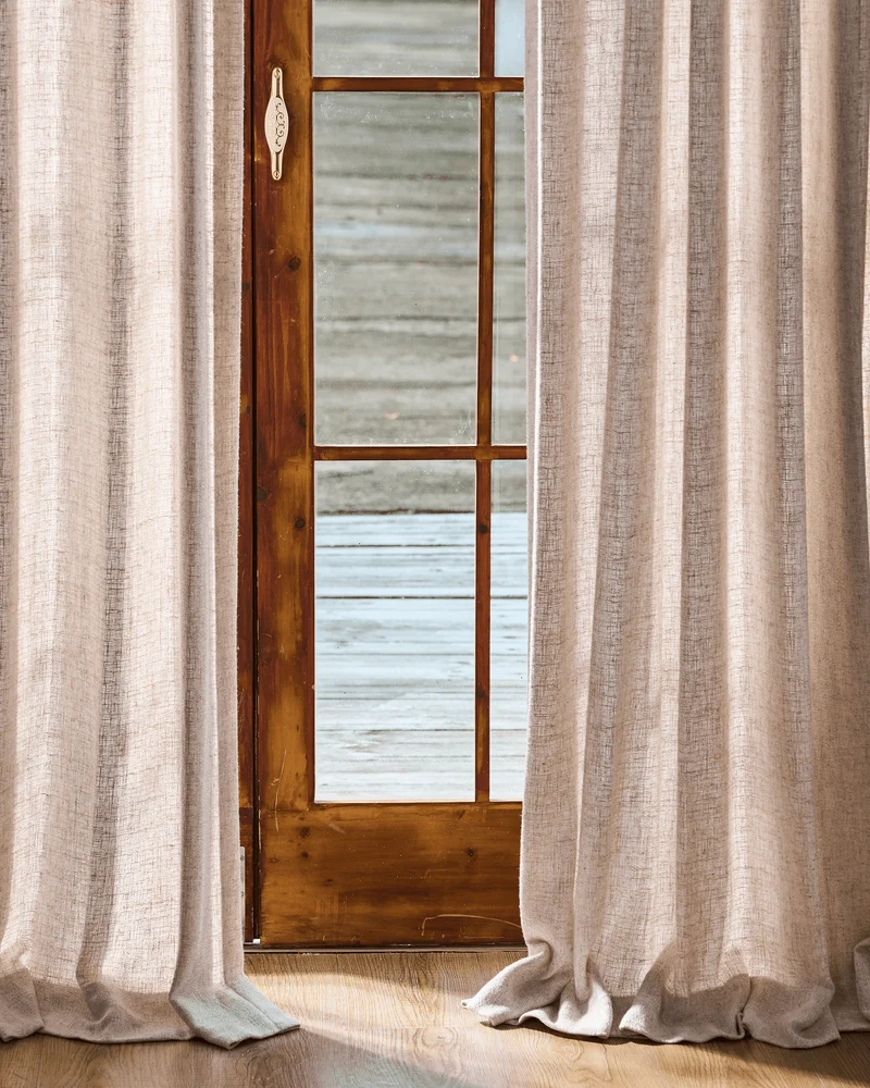 Fiona Linen Blend Custom Curtain