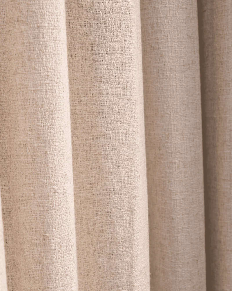 Fiona Linen Blend Custom Curtain