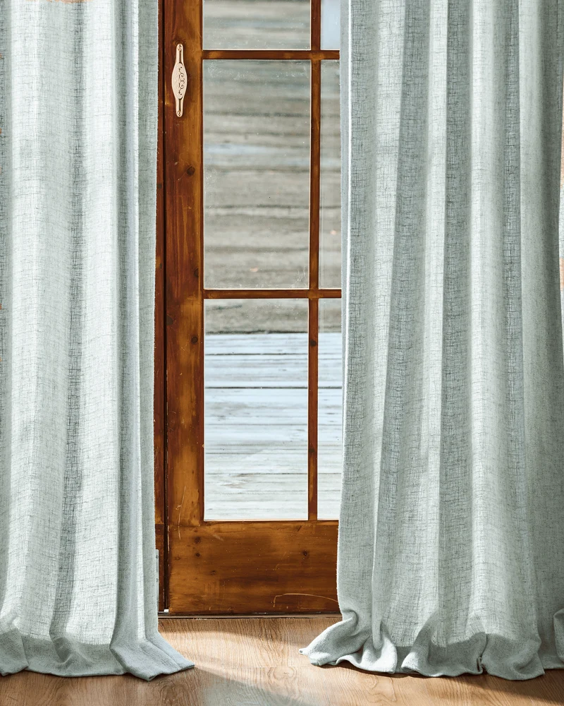 Fiona Linen Blend Custom Curtain